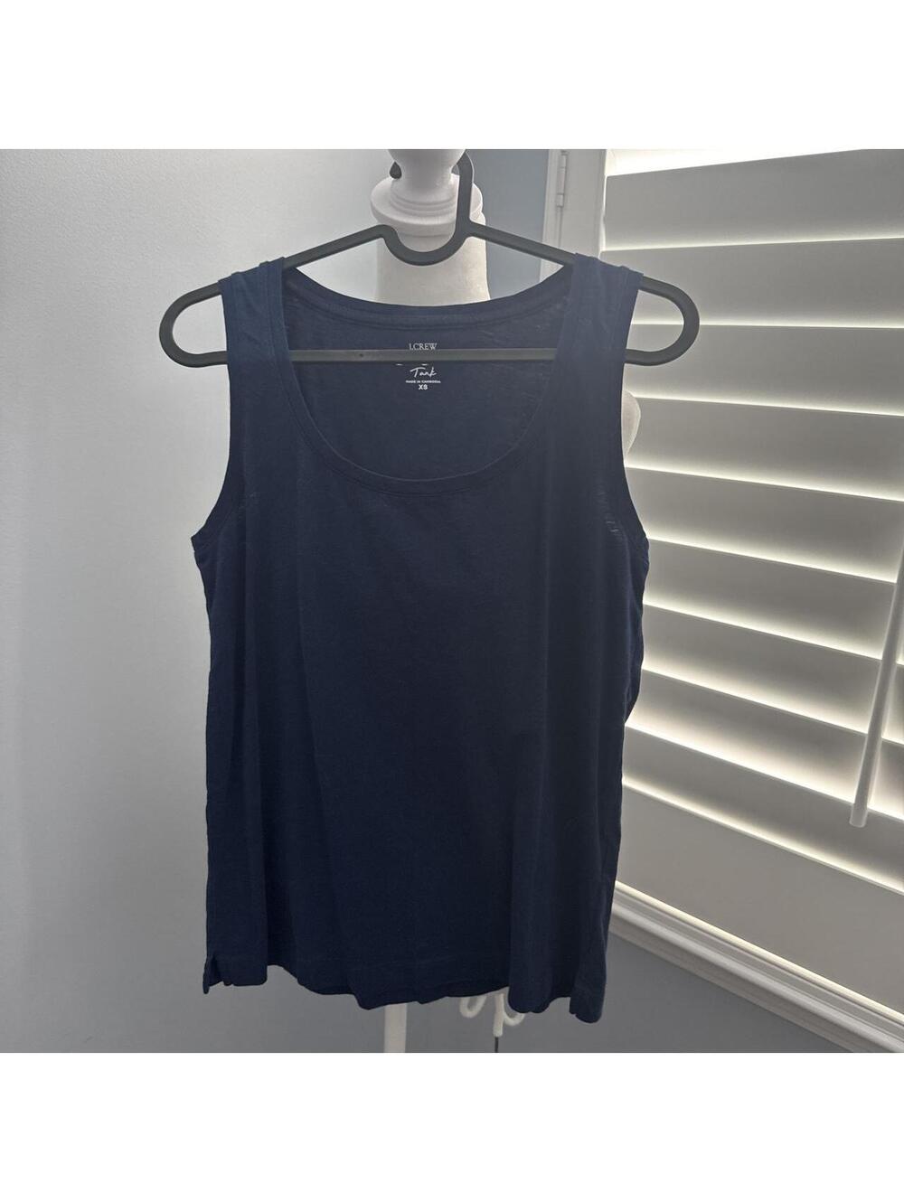 J.Crew Women's Navy and Blue Vests-tanks-cami
